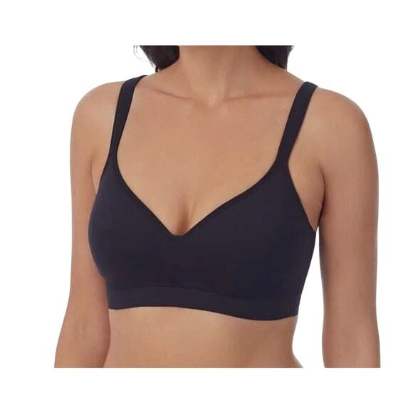 Carole Hochman Womens  2 Pack Tan and Black Seamless Comfort Bra Large - Picture 1 of 4